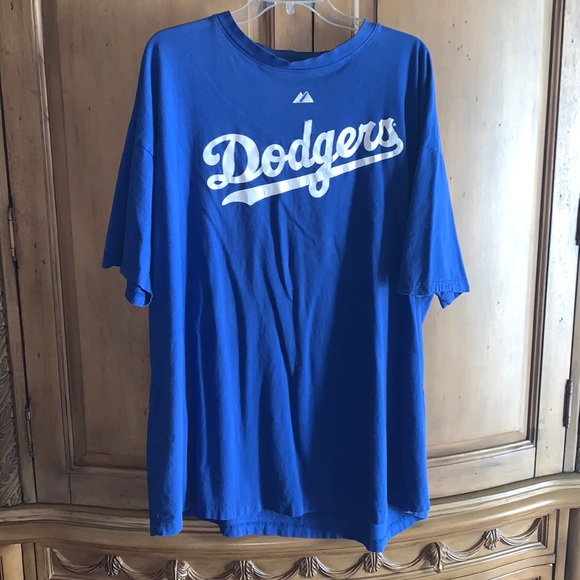 Majestic L.A Dodgers MLB Team Short Sleeve T-Shirt (Tall T) - Picture 1 of 8